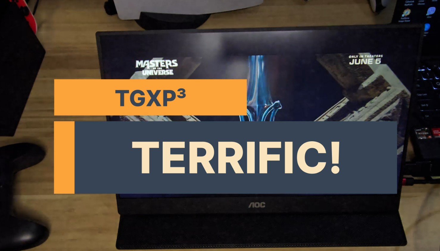 The AOC 15T20 Portable monitor