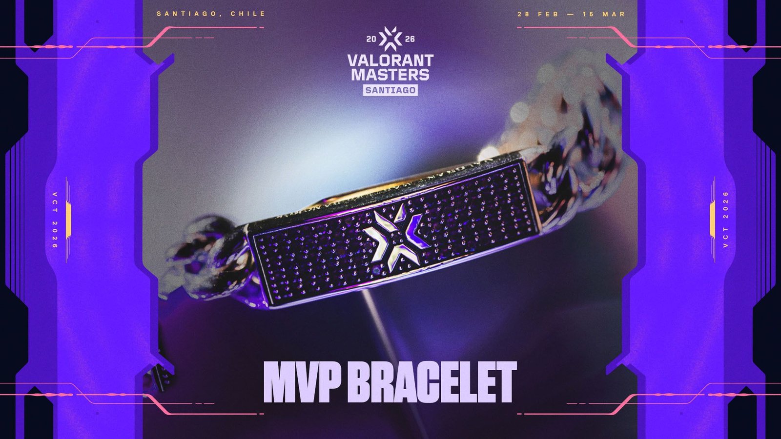 valorant masters santiago MVP bracelet