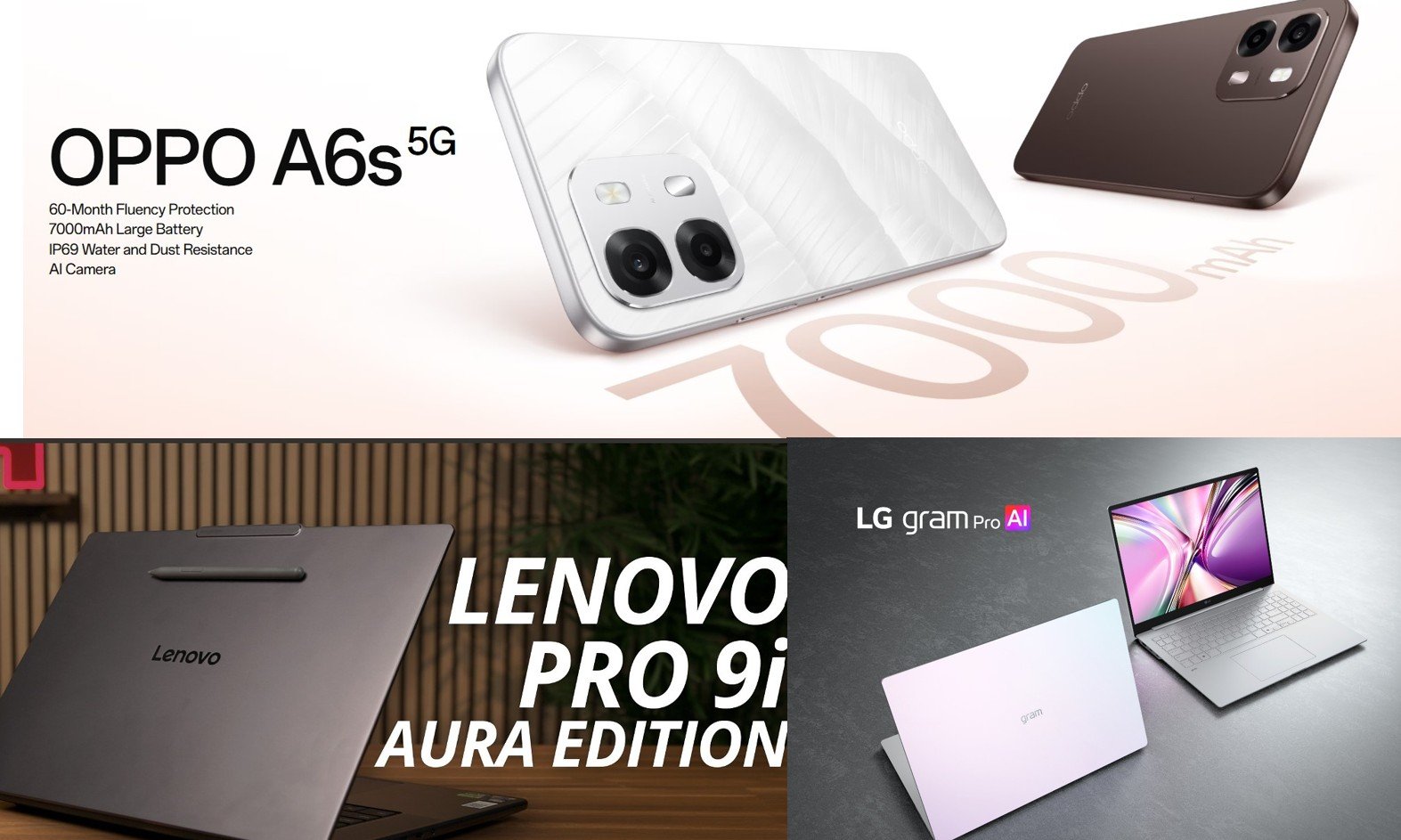 lenovo lg oppo