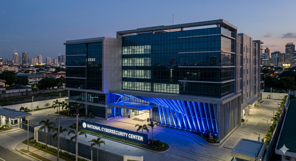 national cybersecurity center AI generated visualization of Philippine Cybersecurity Center