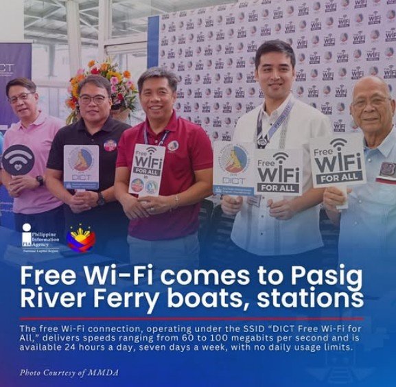 pasig river ferry with wifi