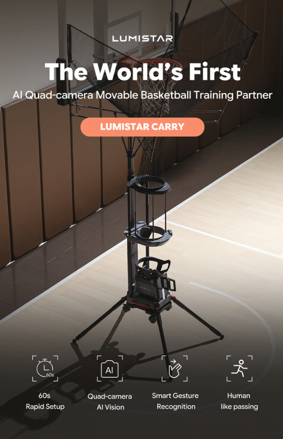 Lumistar Carry AI-powered basketball training robot is next level