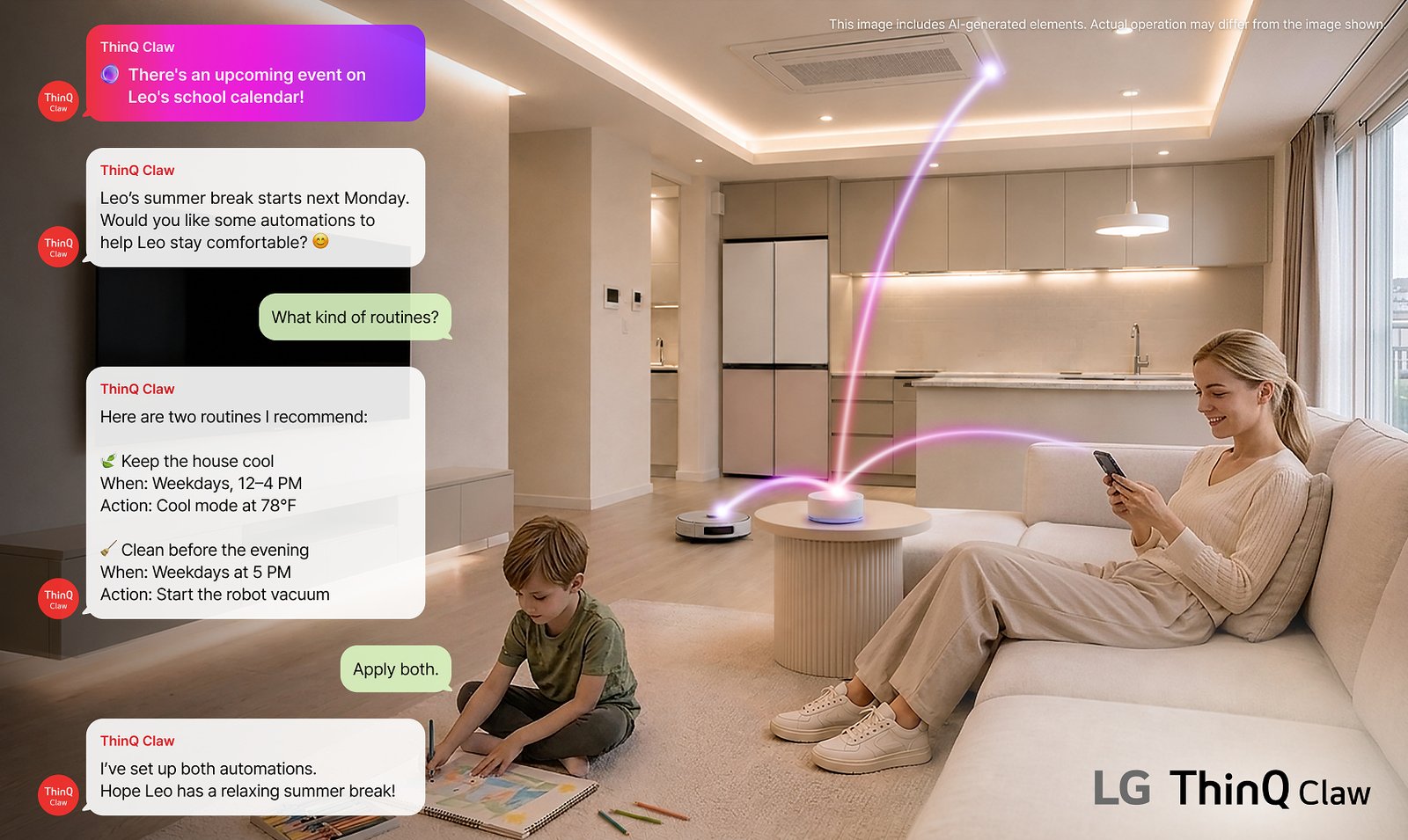 LG ThinQ Claw AI Home
