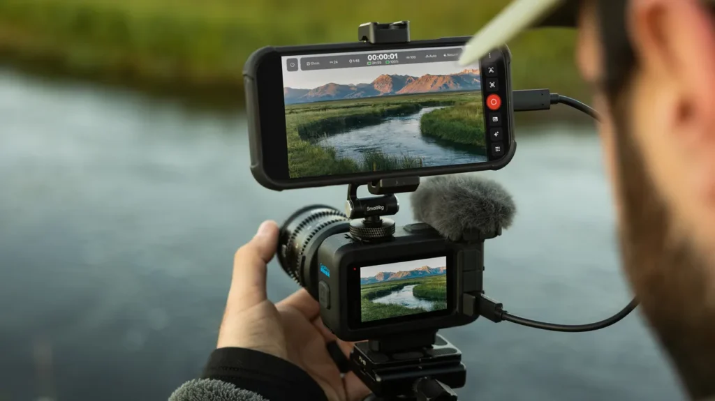 go pro Mision ILS with accesories GoPro Mission Pro ILS cinematic action camera is mirrorless