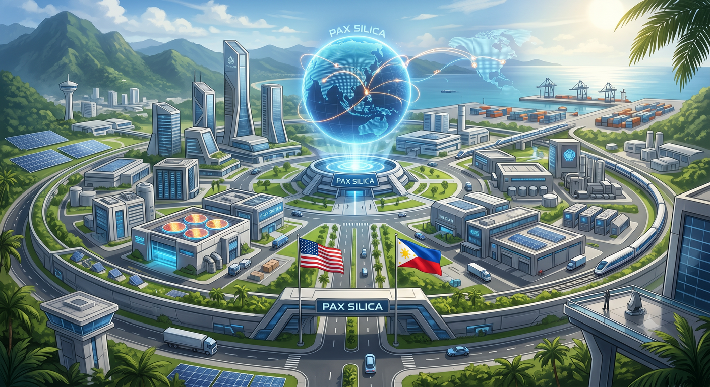 Pax Silica, an ambitious U.S.-led initiative designed to reshape global supply chains for artificial intelligence, semiconductors, and critical minerals. With the Philippines at the heart of this plan, building a 1,619-hectare advanced manufacturing hub in New Clark City in Subic Clark.