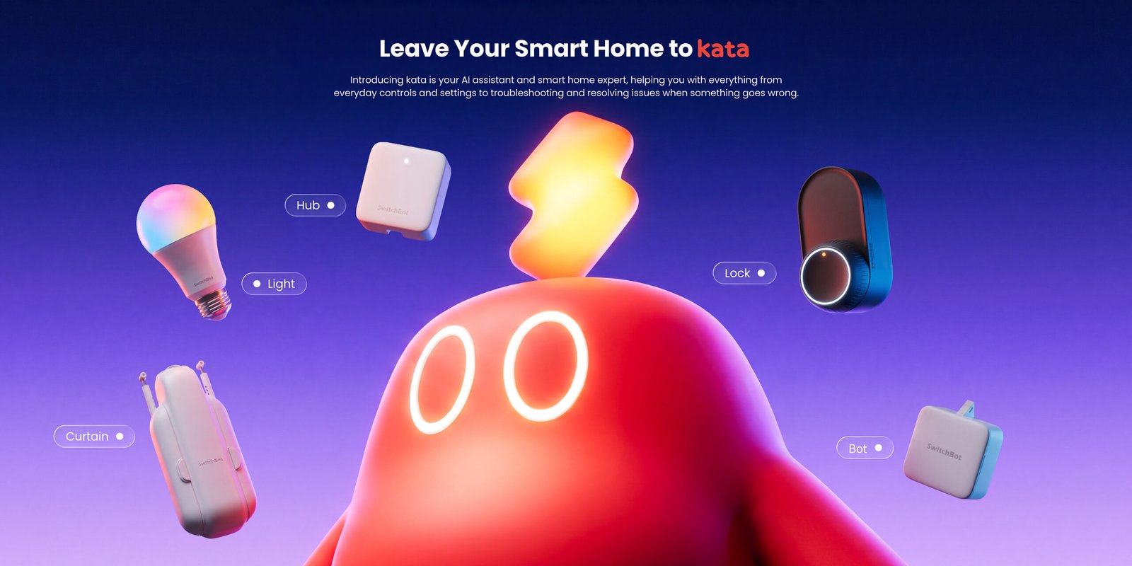 SwitchBot kata AI assistant can control your devices at home and even set it up