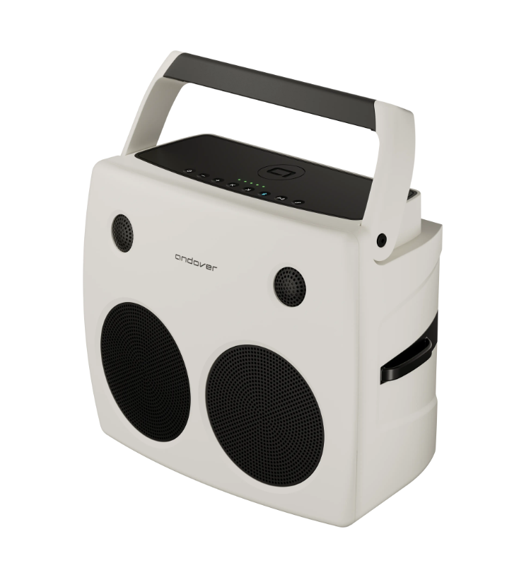 Andover Freeplay Andover Audio's Freeplay is a portable stereo hi-fi speaker