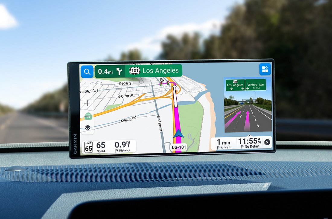 Garmin Drive GPS Navigator brings wide display