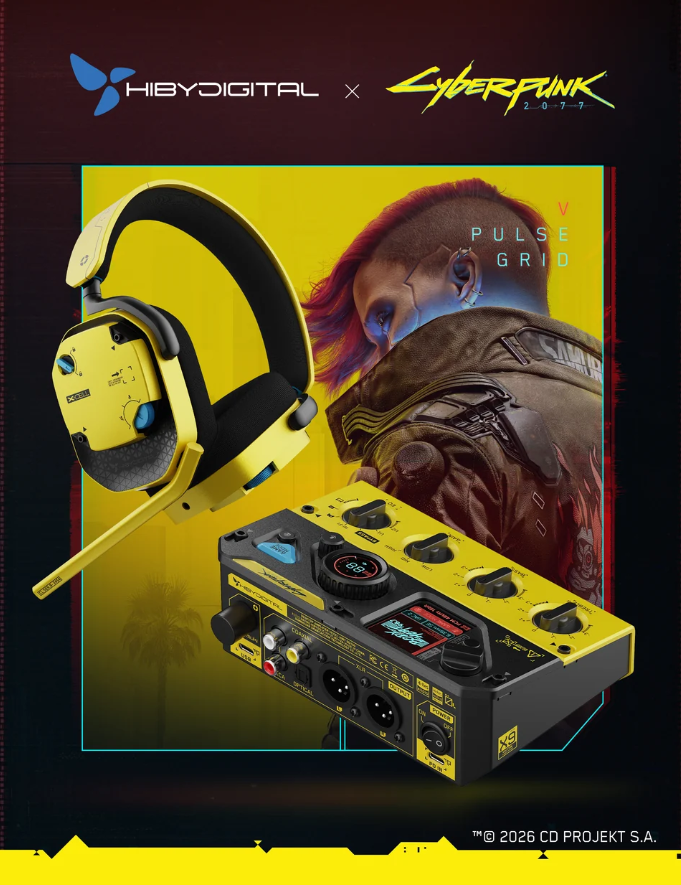 hiby digital and cyberpunk Hiby Digital and Cyberpunk Collab gaming hardware releases