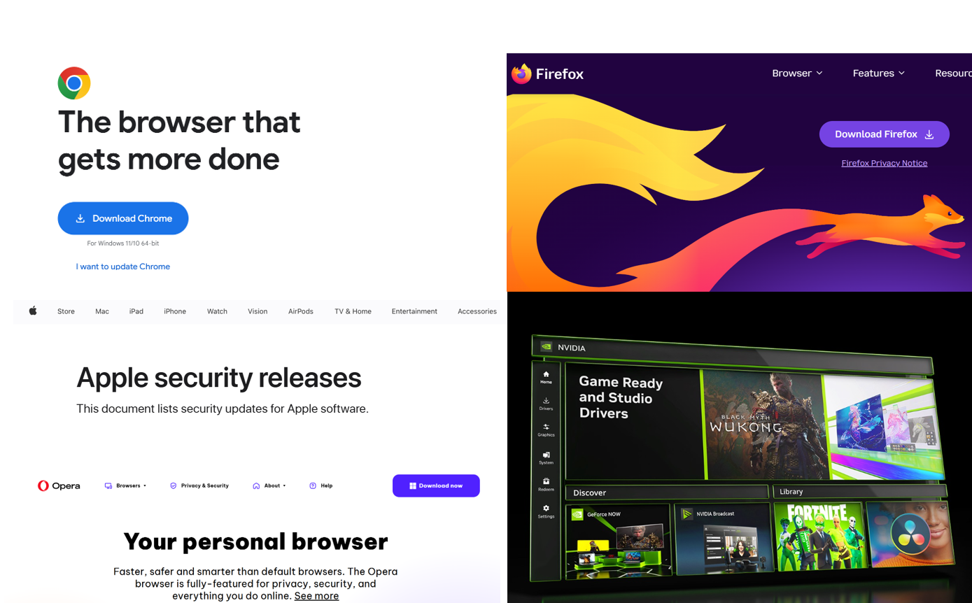 software and app updates