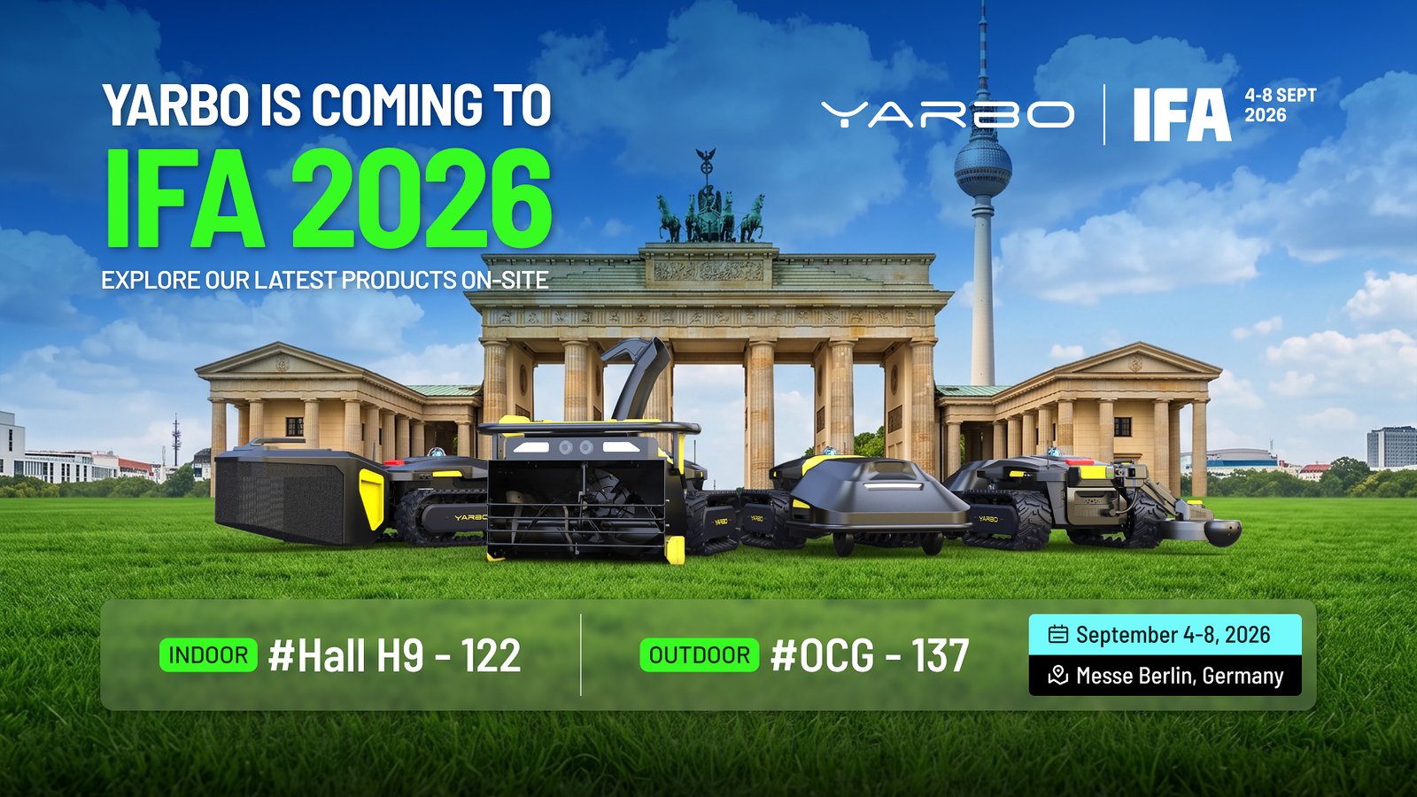 Yarbo is bringing more modular yard robots to the market