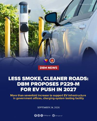 DBM EV push PH EV Market Update: DBM raises 2027 EV budget