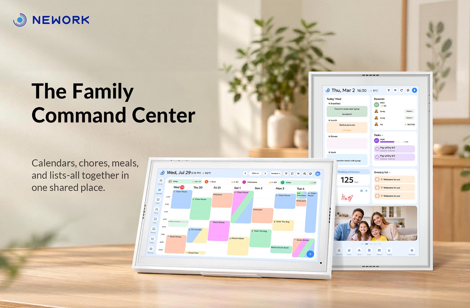 Nework Digital Calendar