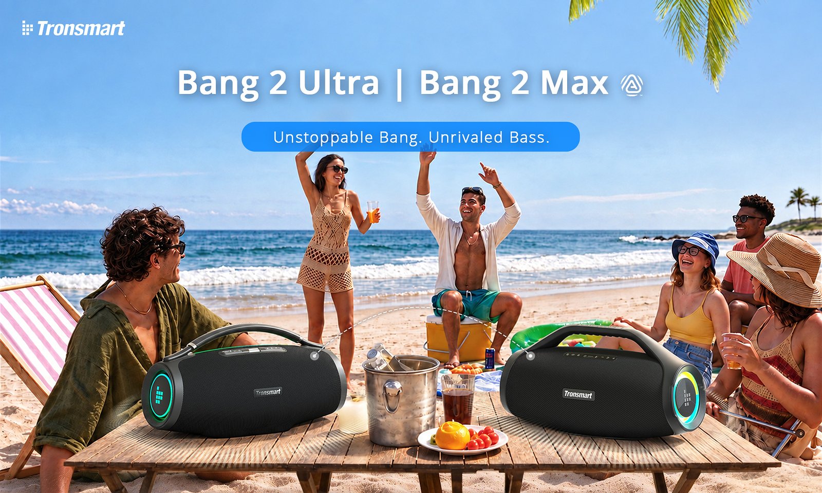 Tronsmart Bang 2 Ultra and Bang 2 Party Speakers