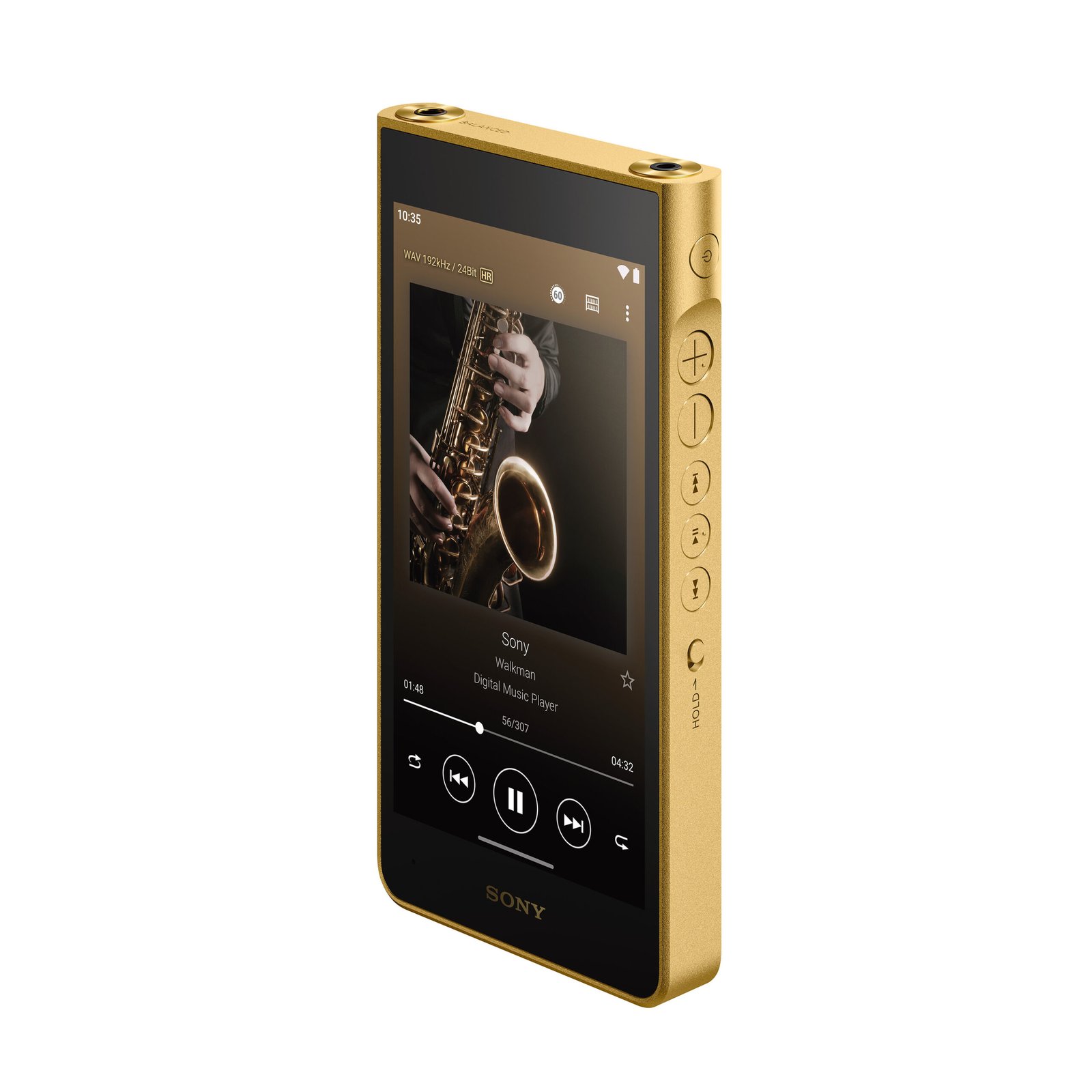 WM1ZM3_angled_Front_UI_Play-Large Sony NW-WM1AM3 Digital Walkman