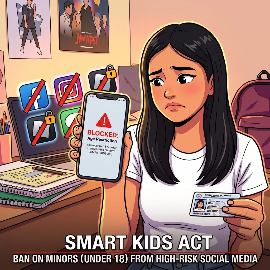 SMART Kids Act seeks to limit Filipino minors from accessing high-risk digital platforms
