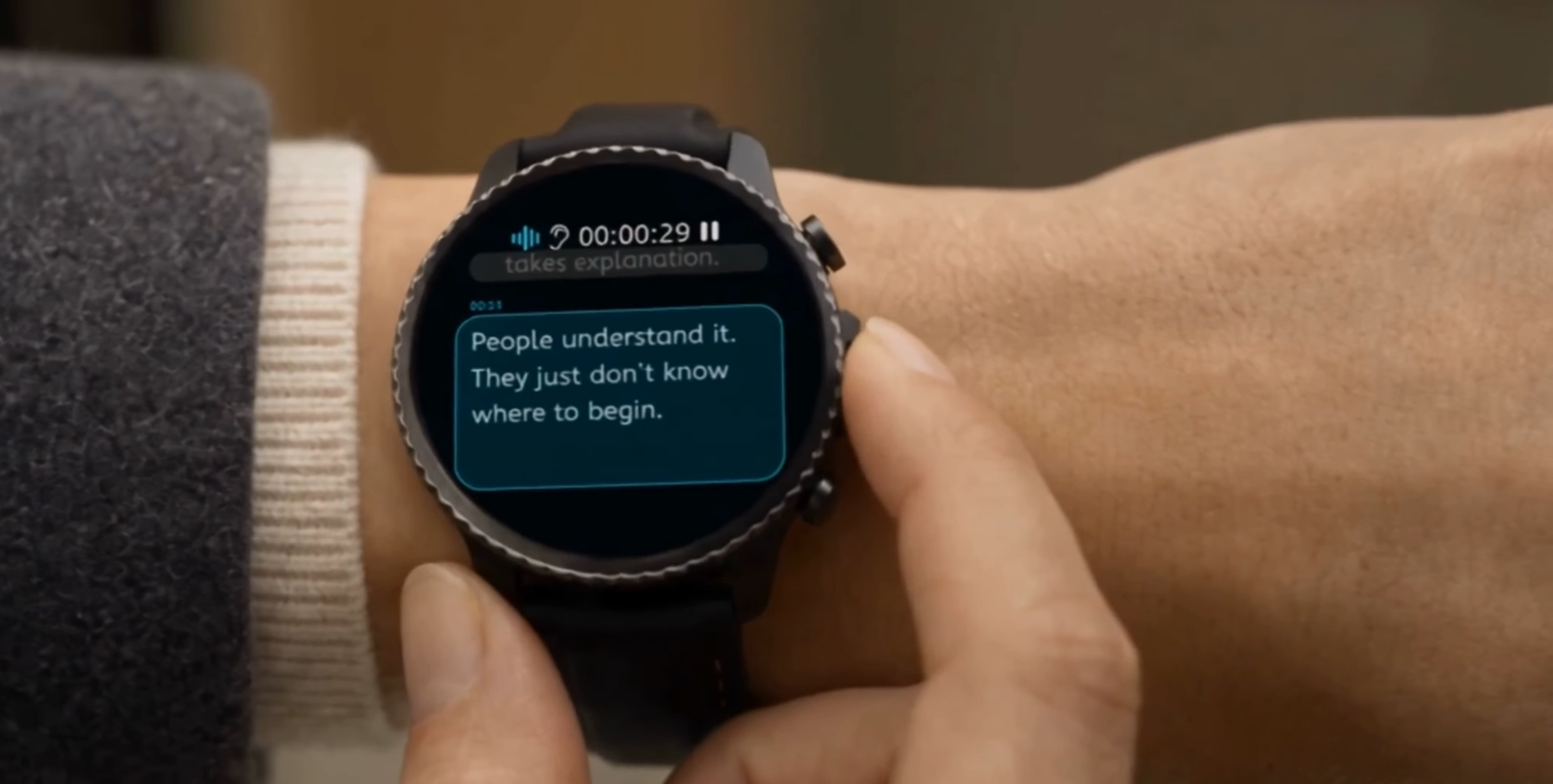 ticnote watch Mobvoi TicNote AI Note-taking smart watch records and translates conversations and tracks your health